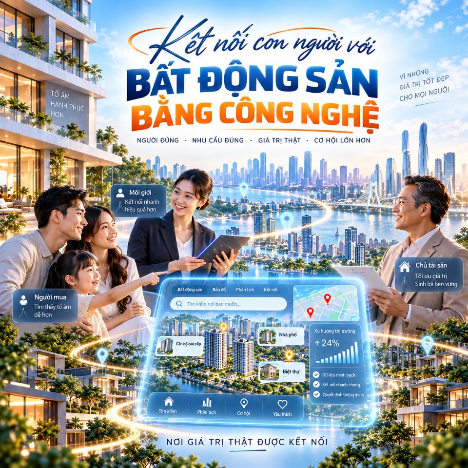 Kết nối con người với bất động sản bằng công nghệ